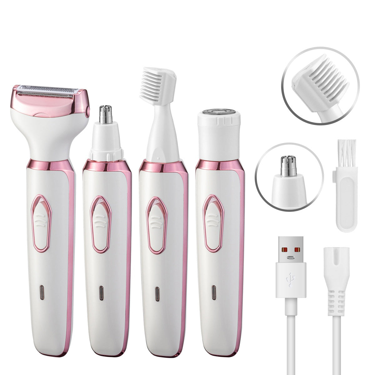 Electric Women's Hair Trimmer for Intimate Care - Multi-Functional Underarm and Pubic Hair Trimmer and Shaver eprolo