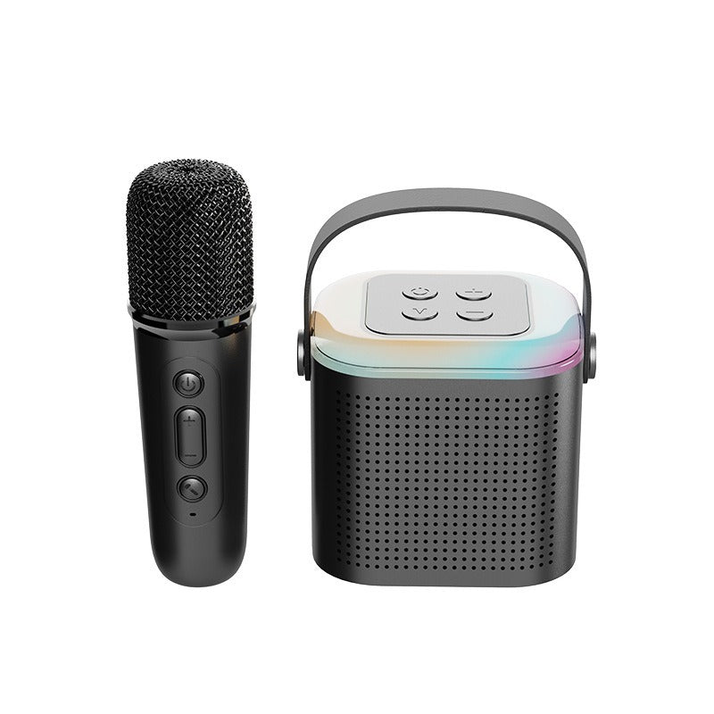 Bluetooth speaker convenient mini karaoke microphone sound system children's karaoke home mini KTV eprolo