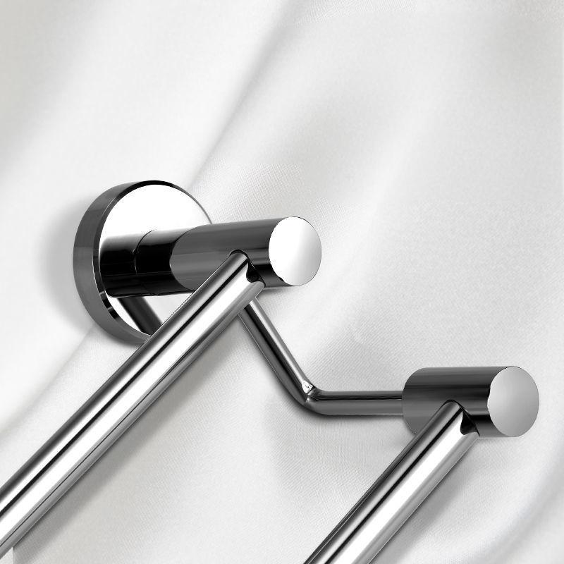 304 stainless steel towel rack, non perforated, bathroom towel double pole hanging rack, household towel rack eprolo