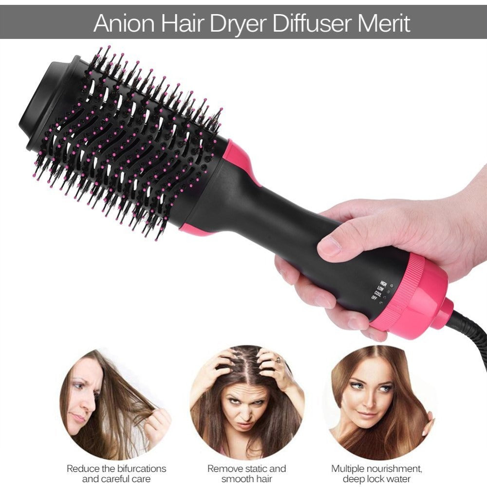 Multifunctional 2 in 1 Hair Dryer Volumizer Rotating Hot Hair Brush eprolo