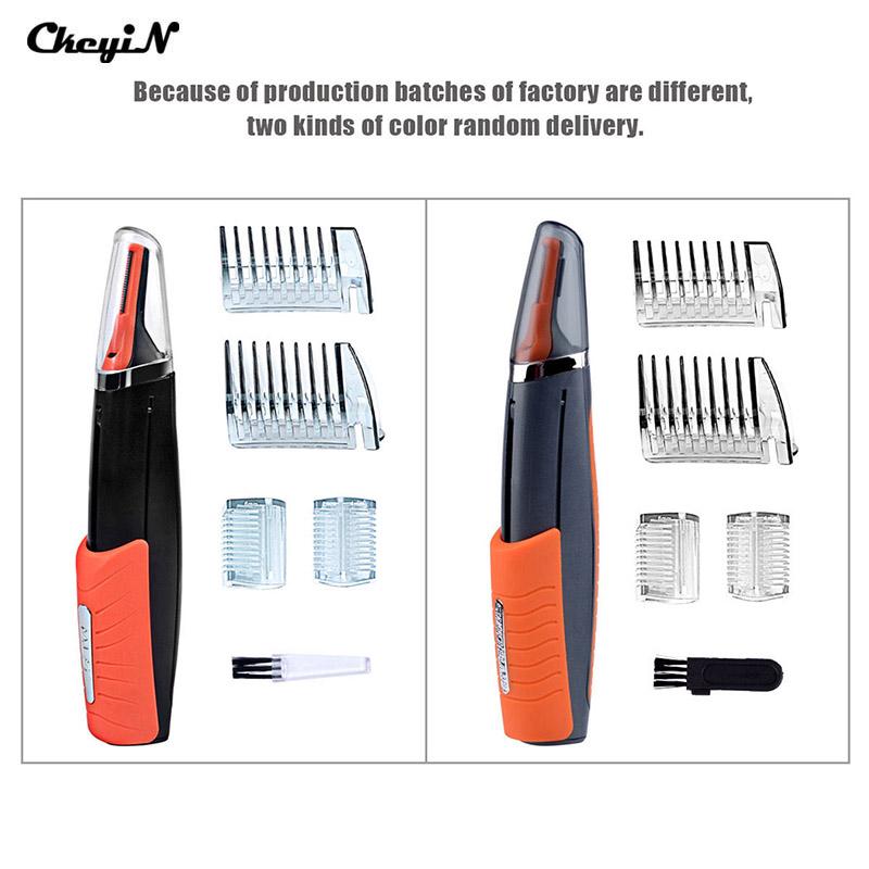 Micro Trimer Hair Cutter Clipper For Men Ear Sideburns Eyebrow with 4 Combs Cleaner Machine Styling Kit eprolo