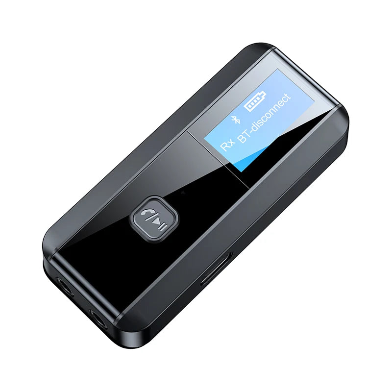 LCD display screen Bluetooth 5.0 receiver transmitter 2-in-1 audio adapter computer TV speaker eprolo