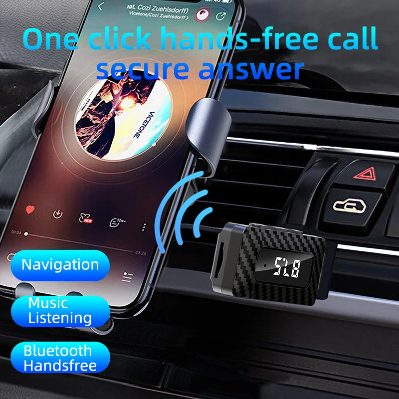 Car mounted receiver FM transmitter audio adapter wireless Bluetooth receiver eprolo