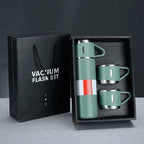 A cup of three-lid thermos cup portable fashion gift box set stainless steel cup eprolo