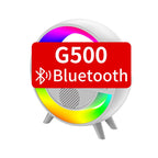 Bluetooth sound G500 colorful lights with alarm clock desktop multifunctional wireless charging speaker eprolo