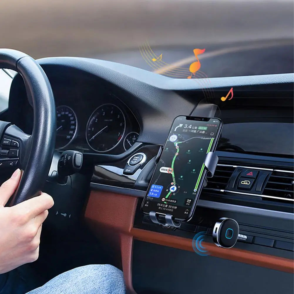 Car Bluetooth receiver, car audio player, lossless sound quality, dual connected device, plug and play eprolo