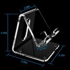 Acrylic phone stand office desk accessories desktop display mobile stand counter phone display eprolo