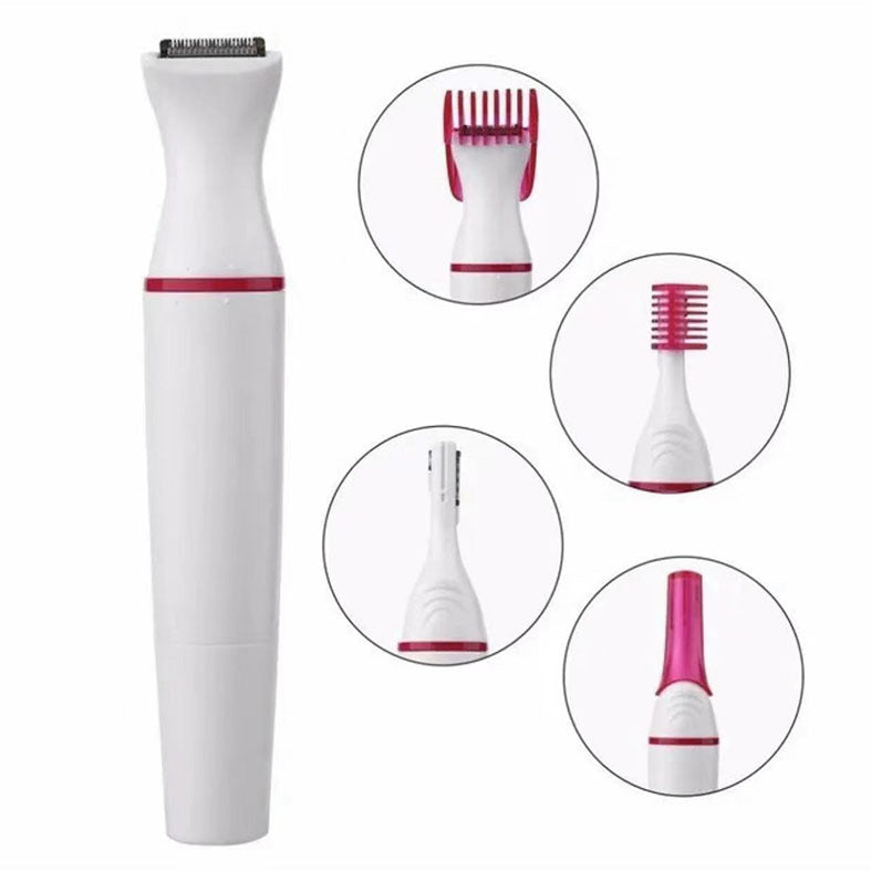Five-in-One Multi-Functional Women's Electric Eyebrow Trimmer Portable Travel Hair Removal Device Full Body Shaver eprolo