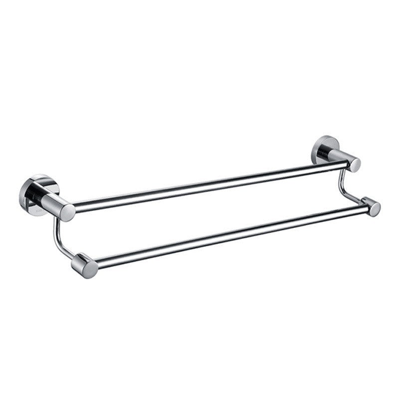 304 stainless steel towel rack, non perforated, bathroom towel double pole hanging rack, household towel rack eprolo