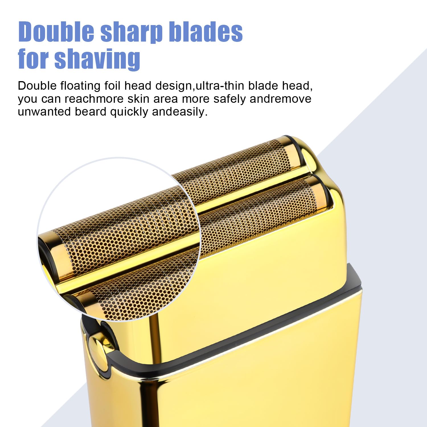 Gold Foil Shaver – Cordless & Powerful