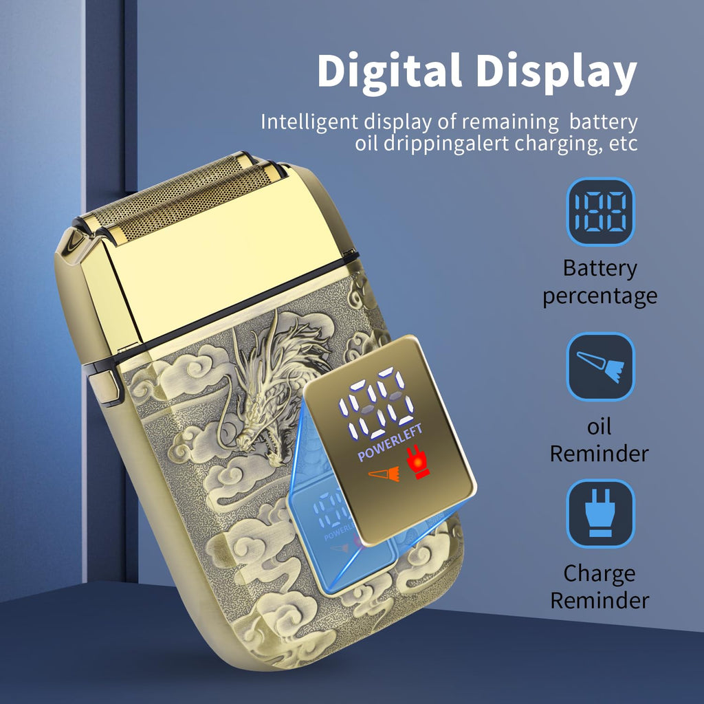Electric Shaver – Precision Foil & LED Display