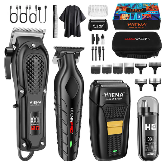 Cordless Hair & Beard Trimmer Kit – Professional