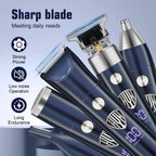 Beard Trimmer – 5-in-1 Grooming Kit for Men HIENA PRO