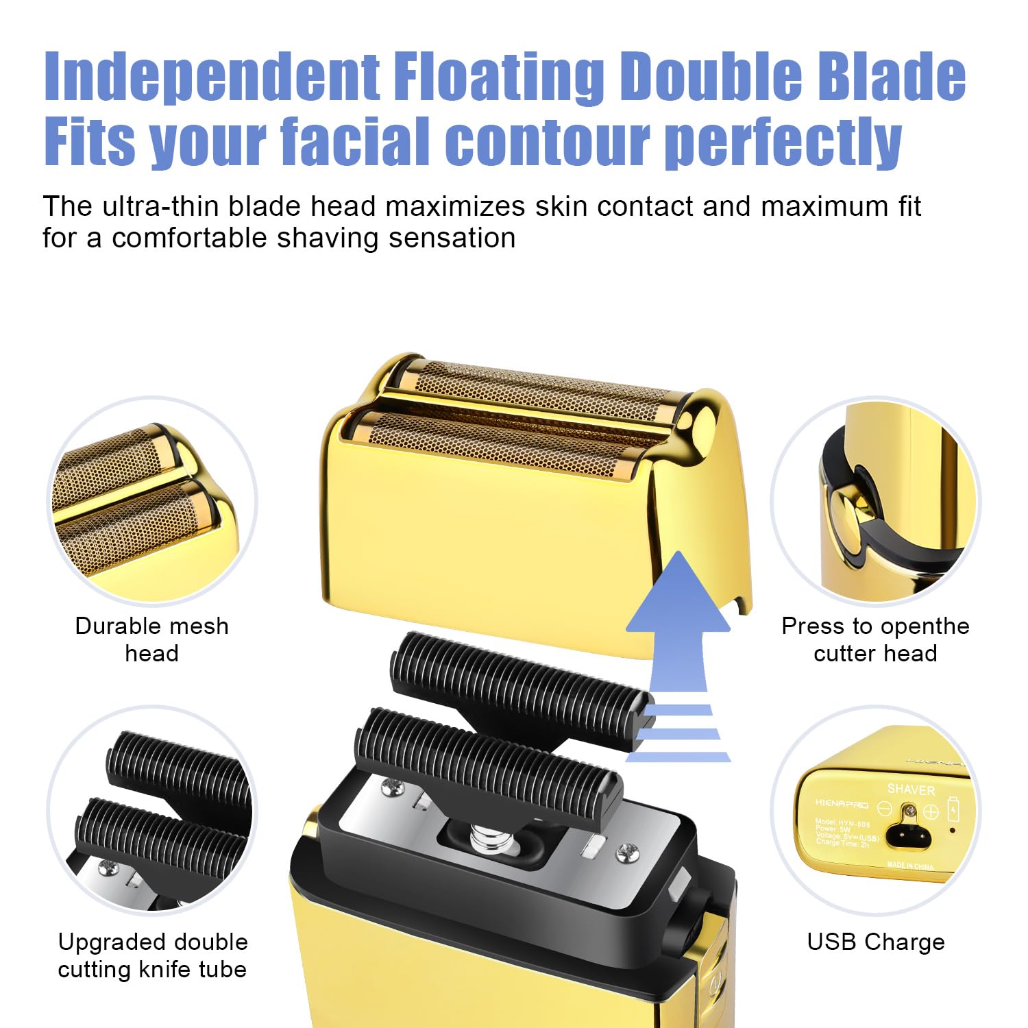 Gold Foil Shaver – Cordless & Powerful