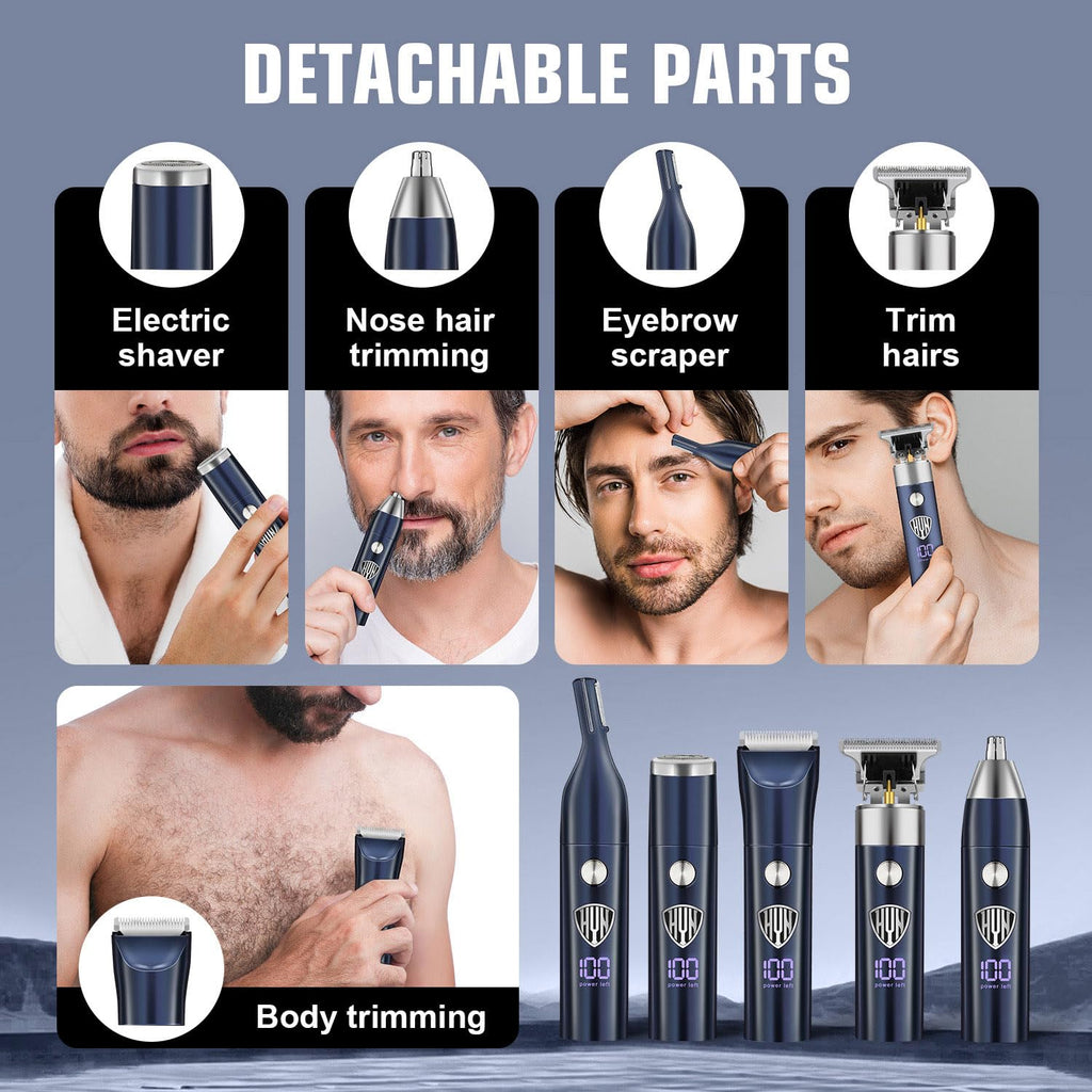 Beard Trimmer – 5-in-1 Grooming Kit for Men