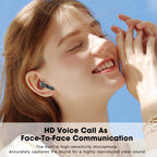 AKZ-S26 Wireless Sports Earphones Mini Transparent Shell Bluetooth Earphones TWS Lightweight Running Tpye-c Heavy Bass eprolo