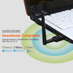 EDUP 5ghz USB Wireless Wifi Adapter 600mbps 802.11ac  ethernet adapter Network Card  receiver Windows Mac for PC EP-1607