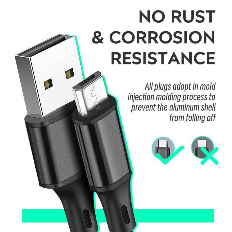 PS4 controller charging cable micro USB data cable wireless controller charging cable 1/2/3 meter connection cable eprolo