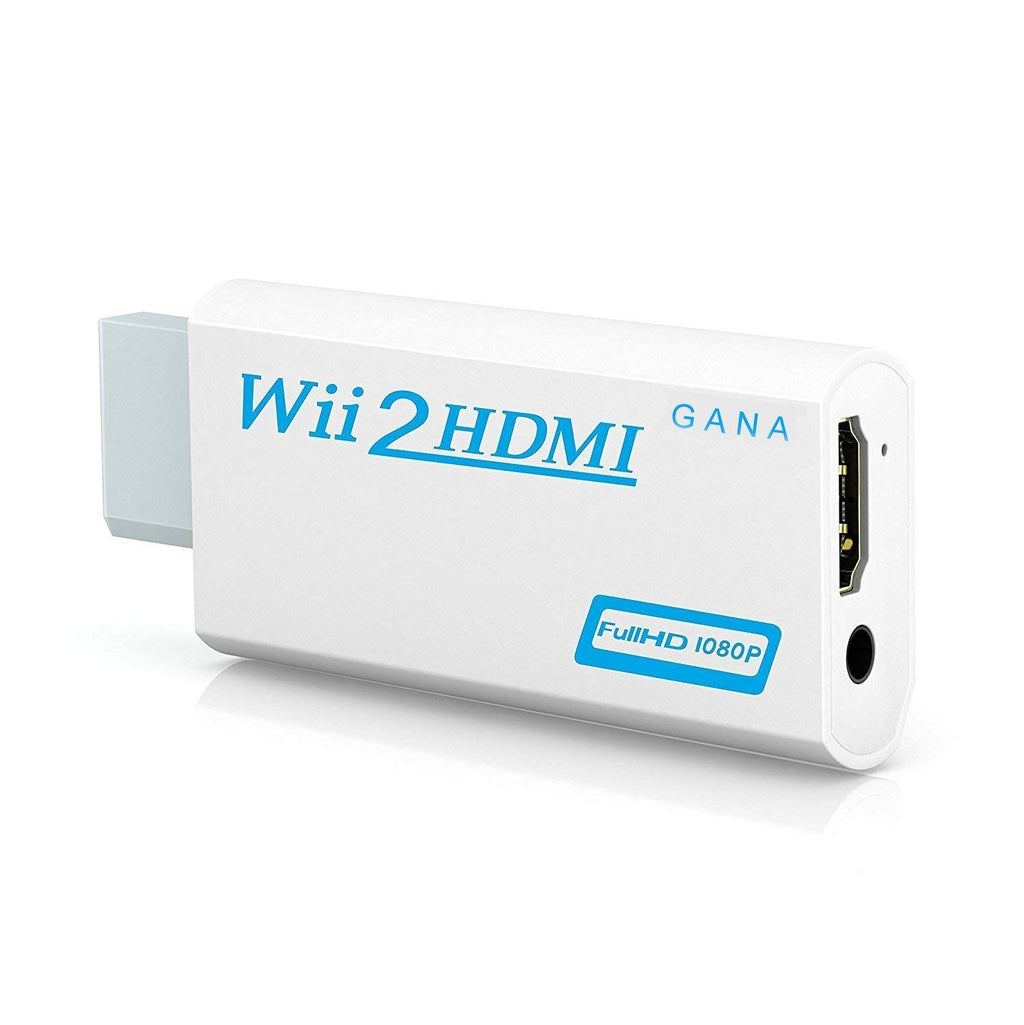 Full HD 1080P Wii to HDMI Converter Adapter Wii2HDMI Converter 3.5mm Audio for PC HDTV Monitor Display