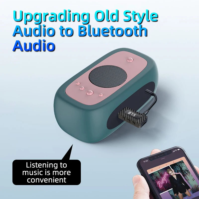 Car mounted receiver FM transmitter audio adapter wireless Bluetooth receiver eprolo