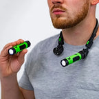 USB Rechargeable Retractable LED Neck Reading Light, Adjustable up to 120 Degrees. eprolo