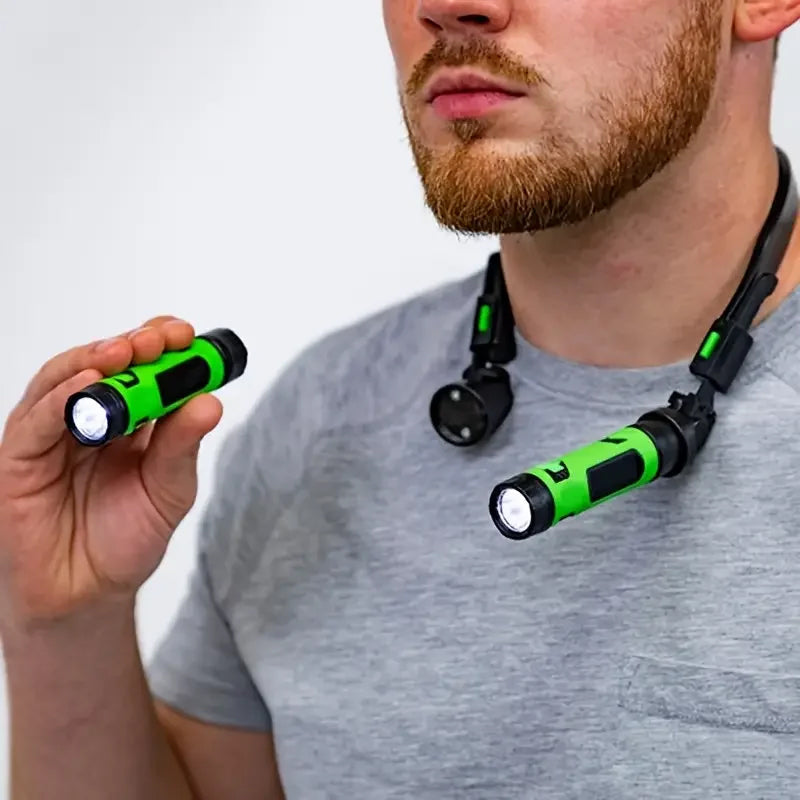 USB Rechargeable Retractable LED Neck Reading Light, Adjustable up to 120 Degrees. eprolo