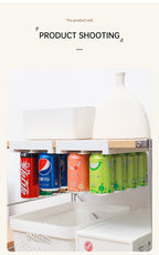 Refrigerator hanging shelf creative new space saving pop-top can storage beverage coke beer storage rack eprolo