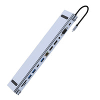 Dual HDMI docking station 12 in 1 high-definition MST USB HUB multi screen display type-c docking station eprolo