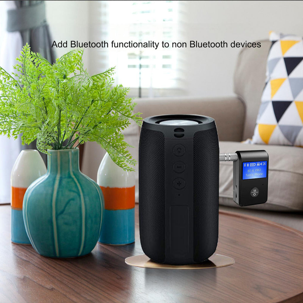 LED car Bluetooth 5.0 audio receiver 3.5 Bluetooth converter AUX call Bluetooth adapter eprolo