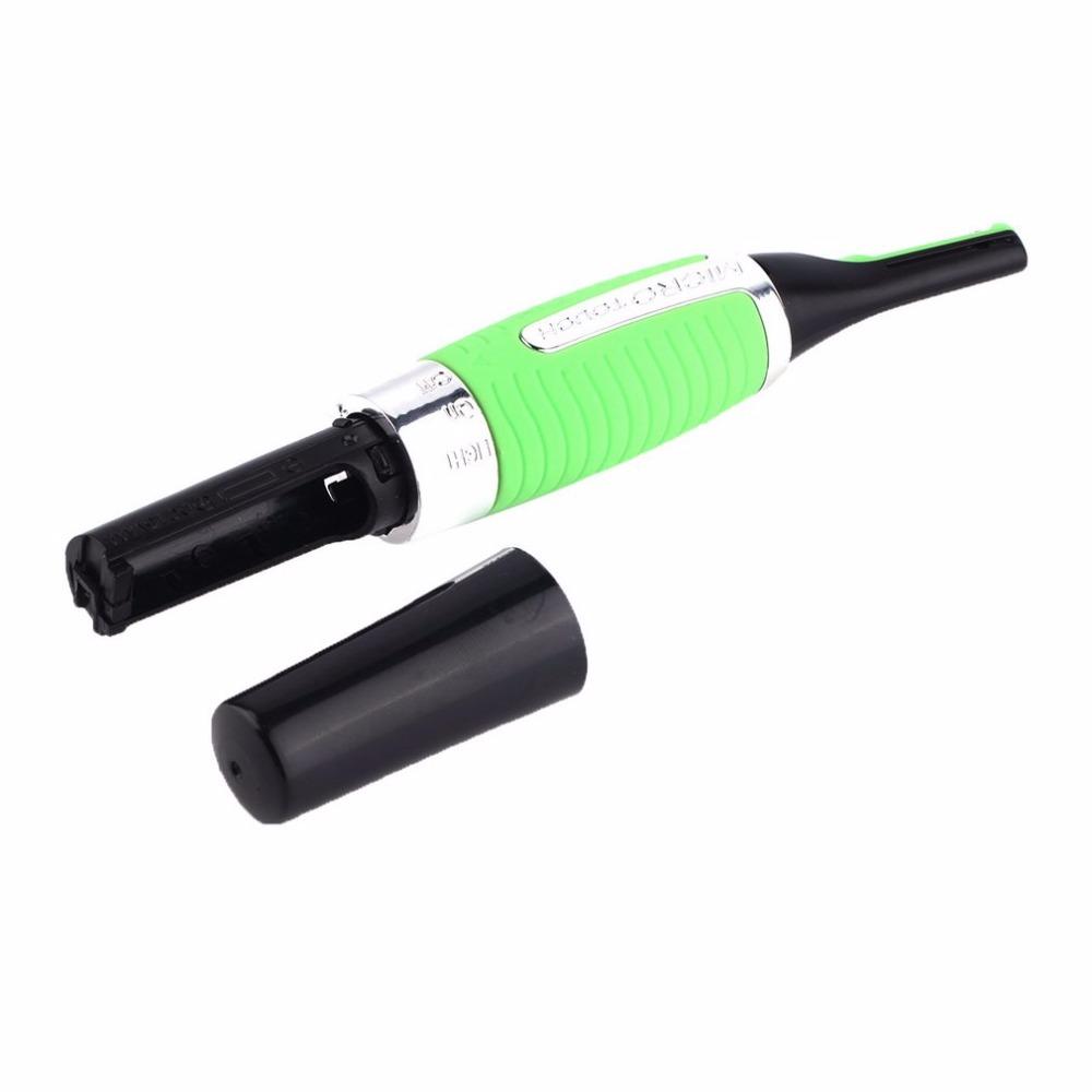 Micro Precision Eyebrow Ear Nose Trimmer Removal Clipper Shaver Personal Electric Built In LED Light Face Care Hair Trimmer eprolo