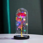 Eternal rose glass lampshade Valentine's gift ornament eprolo