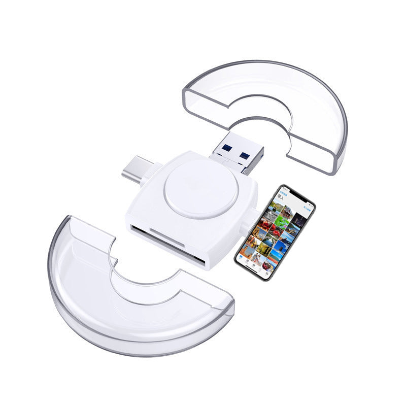 TF card SD card reader suitable for Apple USB C Android Typec computer USB laptop 4in1 card reader eprolo