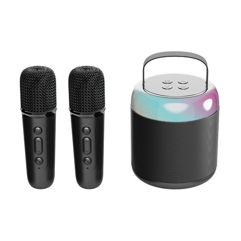 Bluetooth speaker convenient mini karaoke microphone sound system children's karaoke home mini KTV eprolo