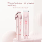 Double headed shaver new electric hair removal device women's private pubic hair removal device