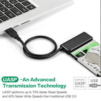 New USB 3.0 to SATA7+15P Easy Drive Cable 2.5 "3.5-inch Hard Drive Data Cable USB Adapter Cable