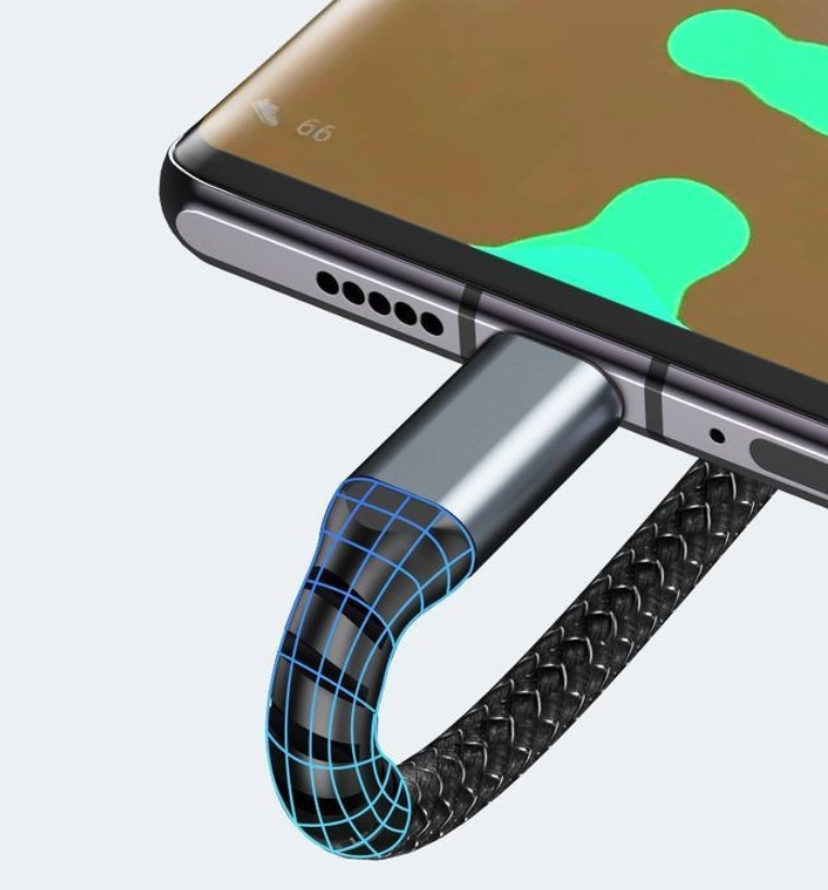 100W digital display light-emitting three in one fast charging one to three data cable suitable for Huawei Android Apple eprolo