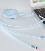 100W three in one telescopic data cable one to three charging cable eprolo