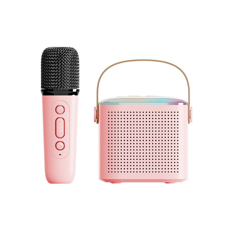 Bluetooth speaker convenient mini karaoke microphone sound system children's karaoke home mini KTV eprolo