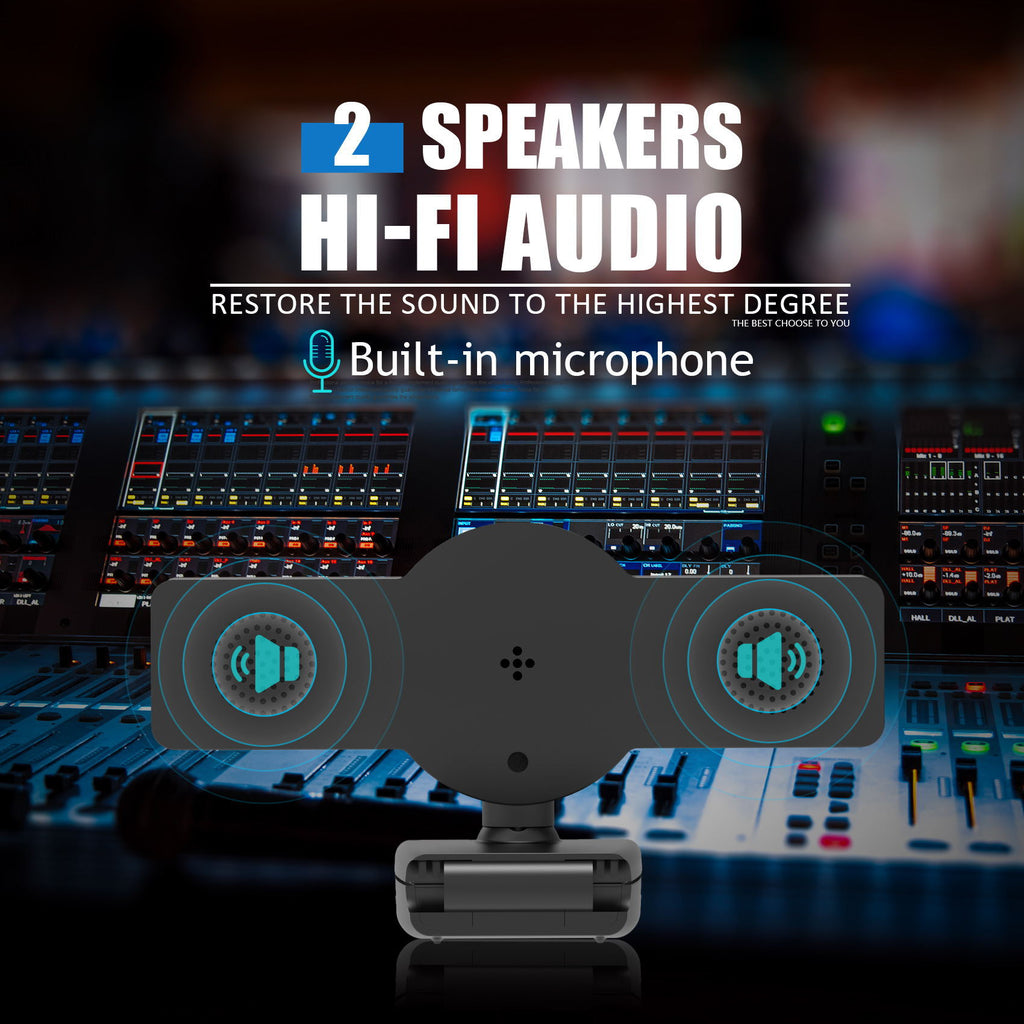 4k beauty autofocus 1080p computer camera high-definition audio USB live streaming webcam2k fill light eprolo