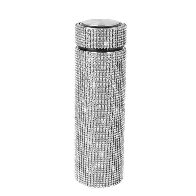500ml diamond inlaid temperature cup, LED temperature display cup, intelligent water bottle, insulated cup, girl's travel gift eprolo