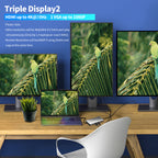 Type-C to Dual HDMI VGA Same Screen Dock 12 in 1 Notebook MacBook Converter USB HUB eprolo