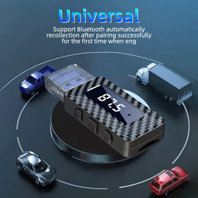 Car mounted receiver FM transmitter audio adapter wireless Bluetooth receiver eprolo