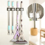 Wall Mounted Mop Organizer Holder Brush Broom Hanger Storage Rack Kitchen Tool Wall Housekeeper Random Colorful 17.8*7cm eprolo