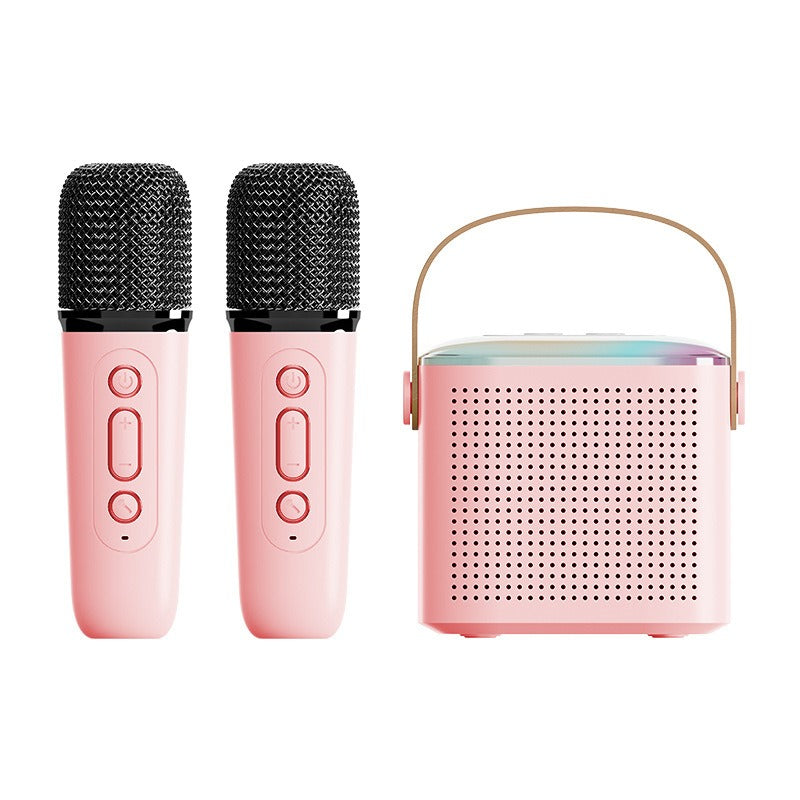 Bluetooth speaker convenient mini karaoke microphone sound system children's karaoke home mini KTV eprolo