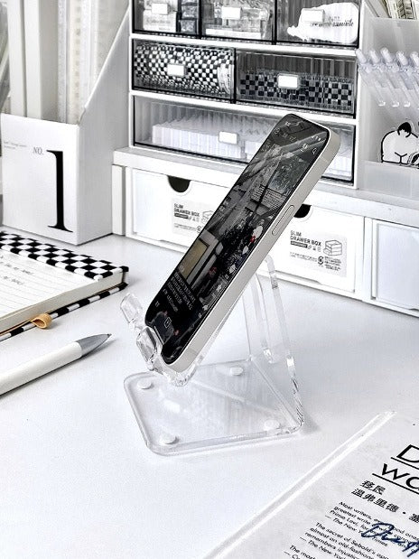 Acrylic phone stand office desk accessories desktop display mobile stand counter phone display eprolo