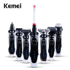 Kemei 7 in 1 Men's 3D Electric Shaver 3 in 1 Beard Trimmer Rechargeable Razor for Men Shaving eprolo