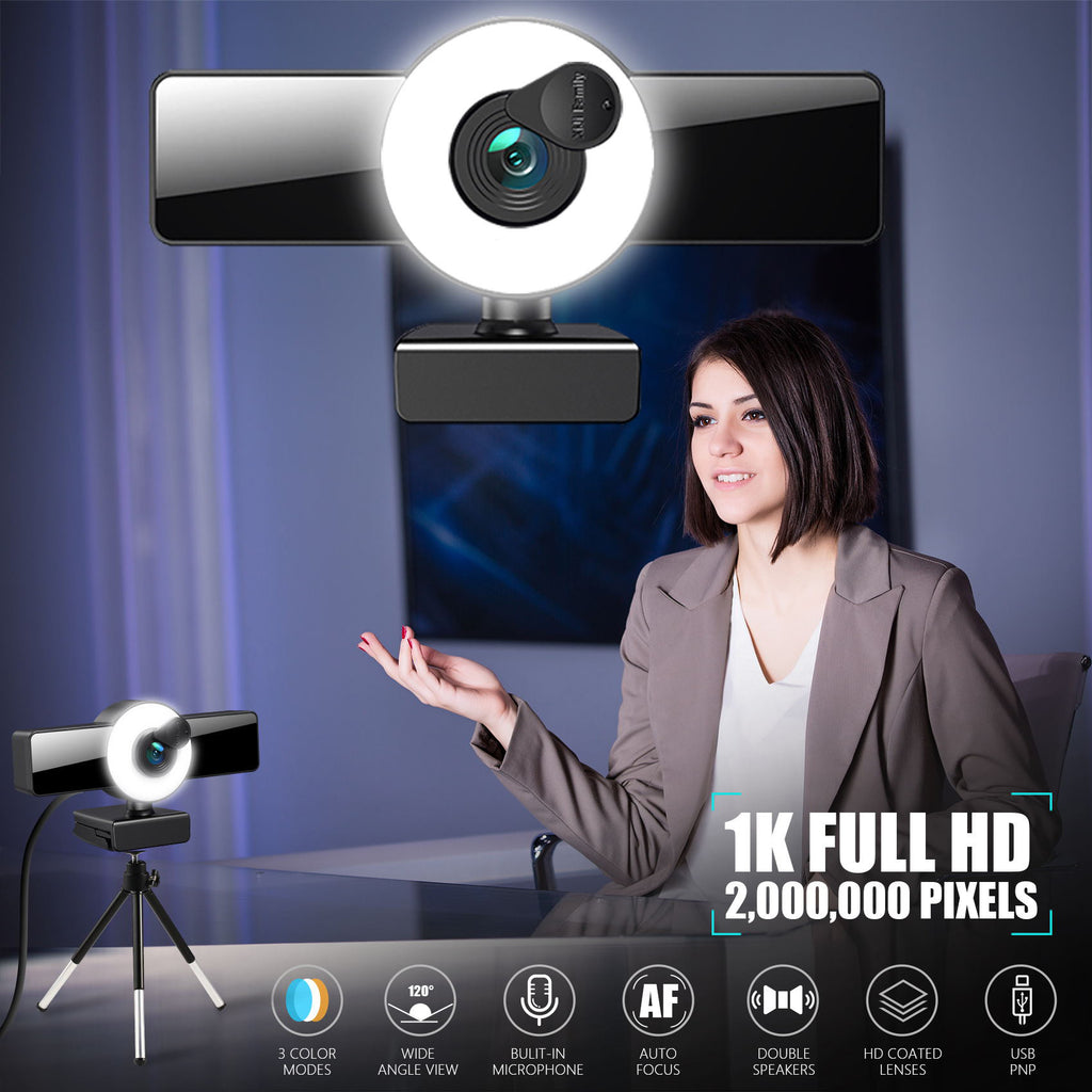 4k beauty autofocus 1080p computer camera high-definition audio USB live streaming webcam2k fill light eprolo