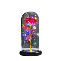 Eternal rose glass lampshade Valentine's gift ornament eprolo