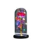 Eternal rose glass lampshade Valentine's gift ornament eprolo