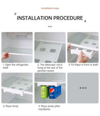 Refrigerator hanging shelf creative new space saving pop-top can storage beverage coke beer storage rack eprolo